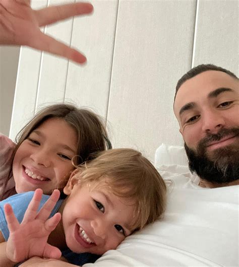 karim benzema et ses enfants.